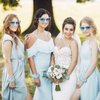 Whaline 18Pcs Dusty Blue Bridesmaid Proposal Gift Set Maid Matron of Honor Gift Hair Claw Clips Scrunchies Sunglasses for Wedding Bridal Shower Bachelorette Party Favors Supplies