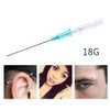 Piercing Needles， 10pcs Ear Nose Piercing Needles IV Catheter Needles for Piercing Sterilised Body (18G-1)