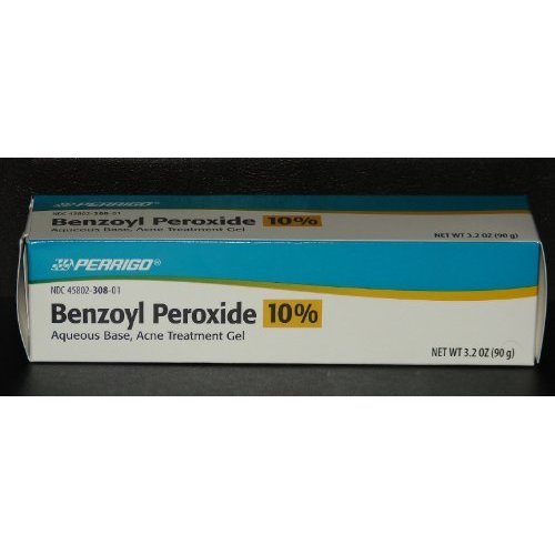 Perrigo 10% Benzoyl Peroxide Acne Treatment Gel 90gm Tube by Perrigo