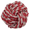 Amazing Pet Products Rope Dog Toy, 3.75-Inch Rope Ball, Red