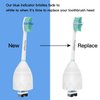 Vochigh Replacement Toothbrush Heads Compatible with Philips-Sonicare: fits e-Series HX7022 CleanCare & Xtreme Screw-on Electric Brush Handles, 6 Pack