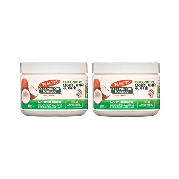 Palmer's Coconut Oil Formula Moisture Gro Hairdress, 8.8 Ounces (Pack of 2)