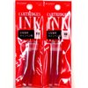 Platinum Fountain Pen, New Preppy, Fine Nib, Red(PSQ-300#11) + Ink Cartridges SPN-100A#11 (Red) Set (Japan Import) [Komainu-Dou Original Package]