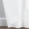 Pairs to Go Victoria Voile Modern Sheer Rod Pocket Window Curtains for Living Room (2 Panels), 59 x 84 in, White