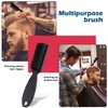 12 Pieces Barber Blade Cleaning Brush Clipper Cleaning Nylon Brush Clipper Cleaner Brush Barber Styling Brush Tool for Men (Black, Red)