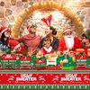 98 Pcs Christmas Ugly Sweater Party Supplies Tacky Sweater Party Plates Tablecloth Xmas Party Decorations for Christmas Holiday Tableware Set Paper Plates Napkins Forks for 24 Guests