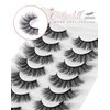 Eyelashes Natural Wispy Lashes 3D Volume Faux Mink Lashes Fluffy Long False Lashes 18MM Cat Eye Lashes A03