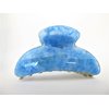 Generic Bright blue marbled hair claw clip for thick hair