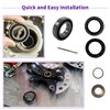 BIGLKNM Front Wheel Bearing Seal Kit Compatible with Suzuki Vinson 500 King Quad 250 300 400 Quadrunner 250 500 Eiger 400 LT-F500F LT-A500F LT-F400 LT-F400F LT-4WD LTF-250 LT-F250F LTF300F LTF400F