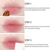 3 PCS Bee Lip Balm Honey Pot, Honey & Strawberry & Apple Lime Lip Mask Overnight Propolis Moisturizing Lip Balm Hydrating Prevention Dry and Crack Lip Scrubs Exfoliator Lip Wrinkle Care (Set A)