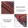 GORTIN Extra Wide Headbands Stretch Boho Head Wrap Turban Hair Bands Elastic Head Bands Cloth Hair Accessories for Women and Girls Pack of 3