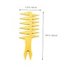Beavorty 1pc Double-sided Hairdressing Comb Styling Comb Plastic Comb Oil Hairdressing Comb Hairdressing Accessory Portable Comb Hair Salon Supplies Retro Hairstyle Comb Durable Comb