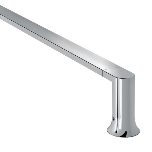 Moen Genta LX Chrome Modern 24-Inch Wall Mount Towel Holder Bathroom Single Towel Bar, BH3824CH
