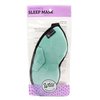 Dream Essentials Opulence Micro Plush Sleep Mask with Soft Foam Earplugs (Calm Sea Green)