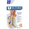 Truform 20-30 mmHg Compression Stockings for Men and Women, Knee High Length, Dot Top, Closed Toe, Beige, Small