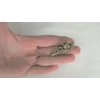 Generic Smaller bronze flower design hair pin alligator clip fine thin hair