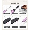 MelodySusie Portable Electric Nail Drill,PC120B Compact Efile Electrical Professional Nail File Kit for Acrylic, Gel Nails, Manicure Pedicure Polishing Shape Tools Design for Home Salon Use, Purple