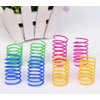 SFPrime 12 Pack Colorful Elastic Jumping Cat Toy Springs - Interactive Funny Plastic Toys for Cats and Kittens