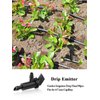 Kalolary 90 Pieces Drip Emitter, 3 Colors Garden Flag Irrigation Drippers in 3 Sizes, 1 GPH, 2 GPH, 4 GPH Per Hour for Trees and Shrubs Watering