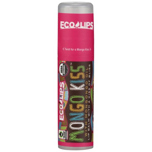 Eco Lips Inc, Mongo Kiss, Lip Balm, Pomegranate, .25 oz (7 g)(pack of 3)