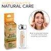 Biodegradable Mint Dental Tooth Lace Floss with Refillable & Reusable Glass Holder - 100% Organic Natural Cruelty-Free & Vegan Compostable Teeth Corn Spool Waxed with Candelilla Wax & Eco-Friendly