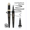 UOG Liquid Eyeliner - Waterproof, Smudge-Proof, Quick-Dry Formula with Precise Slender Brush Tip, Allergy-Free & Long-Lasting Up to 72 Hours. 1.0mL/0.035 Fl oz