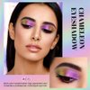 VERONNI Chameleon Eyeshadow,3Colors Liquid Metallic Eyeshadows Color Shifting, Holographic Glitter Multichrome Eye Shadow High Pigmented, Long Lasting and Smudge Proof (#06)