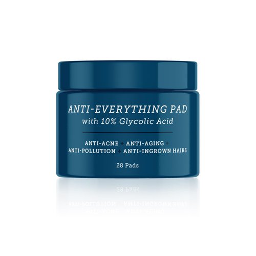 Oars + Alps Anti Everything Pads and Blackhead Remover, Dermatologist Tested Facial Cleanser with Glycolic and Salicylic Acids, Biodegradable, 28 Count