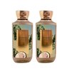 Bath & Body Works Shower Gel, Gift Set of 2, 10oz Each (Waikiki Beach Coconut)
