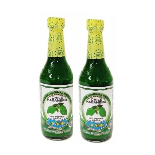 La Anita Green Habanero Hot Sauce : Pack of 2