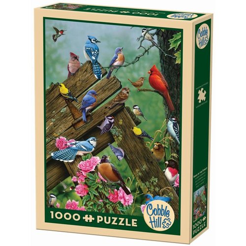 Cobble Hill 1000 Piece Puzzle - Birds of The Forest - Sample Poster Included