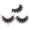 beautykaisen 8Pair 3D False Eyelashes Cross Fluffy Natural Look PACK Volume Fluffy Natural Faux Mink Lashes(3D999 DRAK PINK) 8pair-3D999 8pair-3D999 0