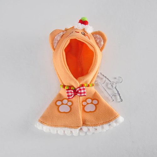 YMY OB11 Cloak Doll Clothes Doll Accessories Cute Clothes Gift for Boys and Girls（Orange）