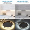 PAUTIX COB LED Strip Lights 48ft/15m Super Bright,504 LEDs/m Warm White 2700K CRI90+ Flexible LED Tape,DC24V for Cabinet Home DIY Lighting Projects with 2pcs COB Connector(Power Supply Not Included)