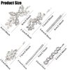 6 Pieces Shiny Rhinestone Bridal Hair Clip, Delicate Leaf Wedding Hairpin Bride Crystal Hair Pins, Bridal Hairpins, Hair Accessories for Women Girls