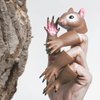 AQKILO Squirrel Finger Puppet Set, Animals Puppet Show Theater Props, Novelty Toys Weird Stuff Gifts
