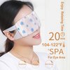 SHUWRWB Qiai Self-Heating Steam Eye Mask 10 Packs for Better Sleep&Eye SPA|Reduce Dark Circles & Puffiness|Relief Eye Fatigue Dry&Itchy Eyes|Reduce Wrinkles|Heated Eye Mask Portable for Personal Care