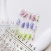 Number Nails Art Stickers Holographic Letter Nail Stickers Old English Alphabet Nail Decals Words Nail Design 3D Self-Adhesive Nail Art Supplies for DIY Women Girls Nail Decoration 8 Sheets