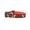 Up Country Boo! Dog Collar (Medium (12-18”); Wide 1”)