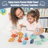 Chelpopo 13PCS Elephant Alphabet Learning Toys for Toddlers 2-4, Toddler Preschool Learning Activities, Educational Montessori Toys for 2 Year Old, Double Sided Matching Game A-Z