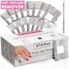Gel Nail Polish Remover - Gel Polish Remover Wraps BTArtbox Nail Foil Wraps 200 Pcs Soak Off Gel Remover with 1 Pcs Cuticle Pusher for Removing Nail Polish at Home
