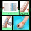 50 Pieces Waterproof Shower Patch Adhesive Bandage Transparent Stretch Shower Cover Protective Transparent Film Adhesive Bandages Dressing, 4 x 5 Inch