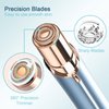 Facial Hair Remover Replacement Heads for Finishing Touch Flawless Facial Hair Removal Tool for Women,18K Gold-Plated Rose Gold 4 Count