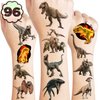 Dinosaur Temporary Tattoos Birthday Party Supplies Decorations 96PCS 3D Tattoos Stickers Super Cute Party Favors Kids Boys Girls Gifts Ideas Classroom School Prizes Themed Baby Showers