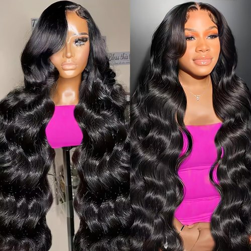 yesbest Body Wave 13x6 Lace Front Wigs Human Hair Pre Plucked Glueless Wigs for Women Human Hair ...