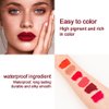 Rara Organic Wine Lip Tint Set, Multi color Six-Piece Pack Lip Gloss 6 pieces Set, 5ml Each