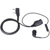 COMMIXC (2 Pack Walkie Talkie Headset, 2-Pin 3.5mm/2.5mm in-Ear Walkie Talkie Earpiece with PTT Mic, Compatible with Kenwood Bao Feng Two-Way Radios