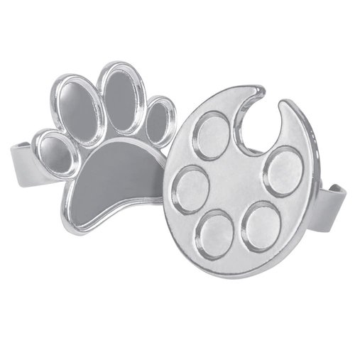 luzen 2 Pieces Mini Nail Art Polish Holder Nail Art Palette Rings Nail Palette Finger Rings