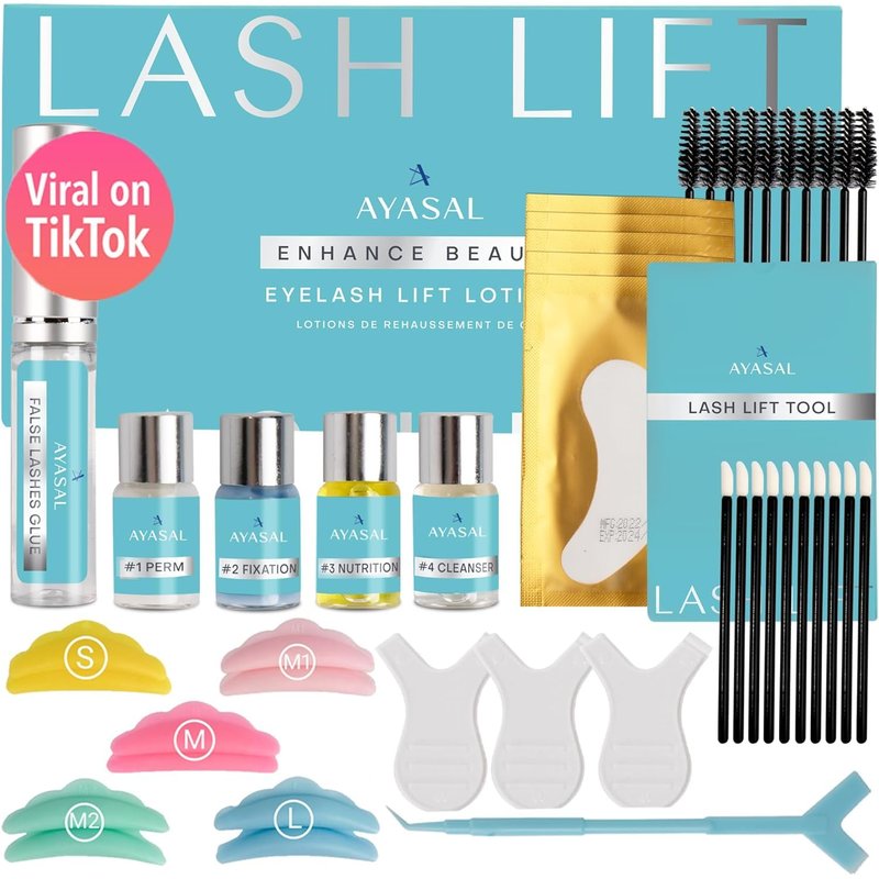 AYASAL Lash Lift Kit Eyelash Perm Kit, with Detailed Instruction Eyelash Lift Kit, Easy for Begin...