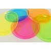 DIRECTGLOW LLC Blacklight Reactive Party Plates with FREE Blacklight Balloons (40, 10.25 inch)